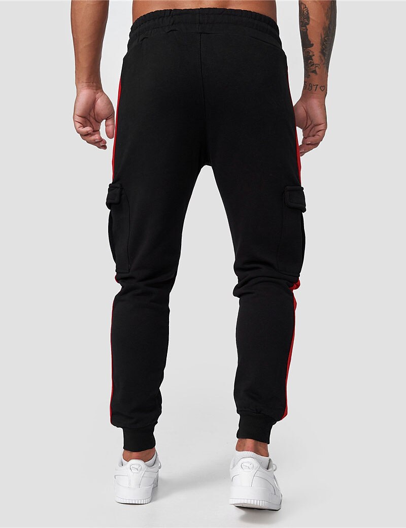 Herr Fleecebyxor Joggingbyxor Joggare Långbyxor Cargo träningsbyxor Snörning Elastisk midja Elastiskt ärmuppslag Färgblock Komfort Varm Ledigt Dagligen Helgdag Sport Mode Gul Rubinrött 2025 - $23.99 –P8