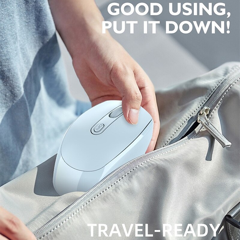Wireless Mouse Rechargeable Dual-mode 2.4G Office/Gaming Mice 1600 DPI 4 Buttons Mobile Mouse Optical Mice with USB Receiver for Notebook Desktop Computer 2025 - $15.99 –P5