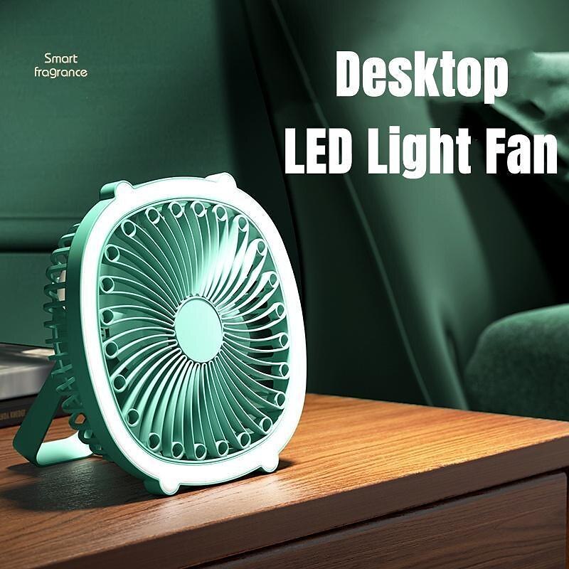 Mini Eight-Claw Clip Fan – USB Rechargeable Portable Luminous Fan, Hangable and Bendable Design with Three Wind Shields 2025 - $28.99 –P7