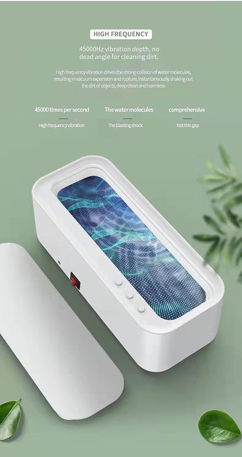 Ultrasonic Cleaning Machine Multi-functional Vibration Cleaning Machine Jewelry Glasses Watch Denture Cleaning Machine 2025 - $22.99 –P11