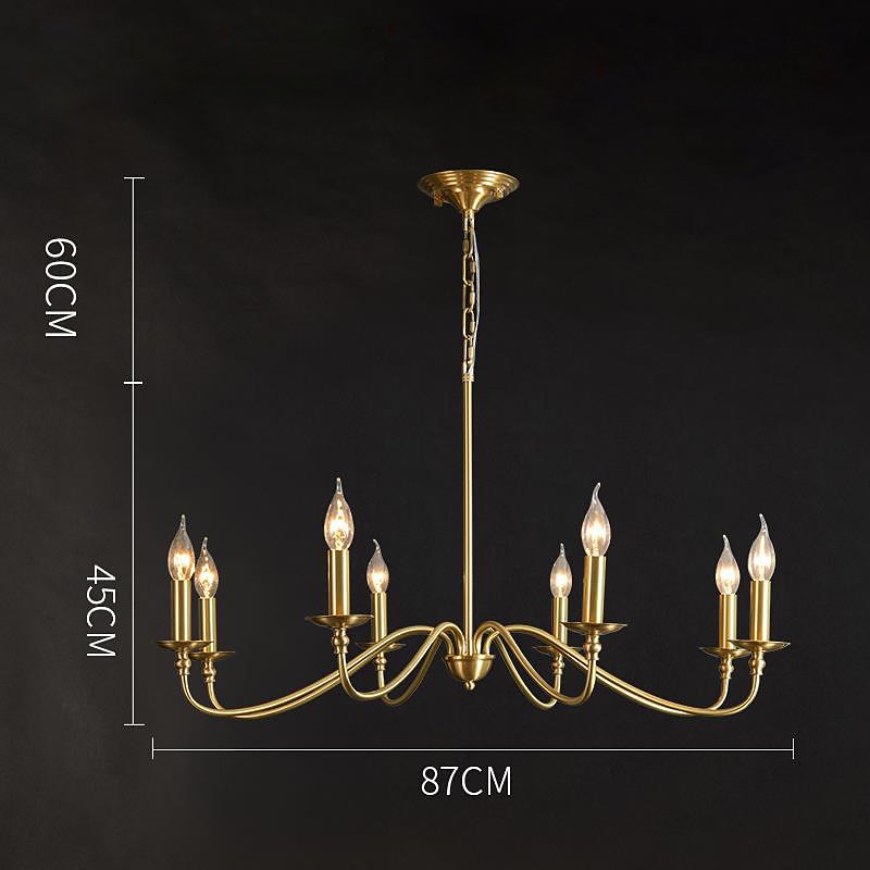 candelabru auriu candelabru modern cu 8 lumini pentru sufragerie, dormitor, foaier, sufragerie, insulă de bucătărie, intrare, birou, bar, decor fermă 110-240v 2026 - $475.19 –P8