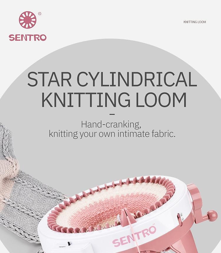 Children'S Large Diy Knitting Machine 48-Pin Star Cylinder Knitting