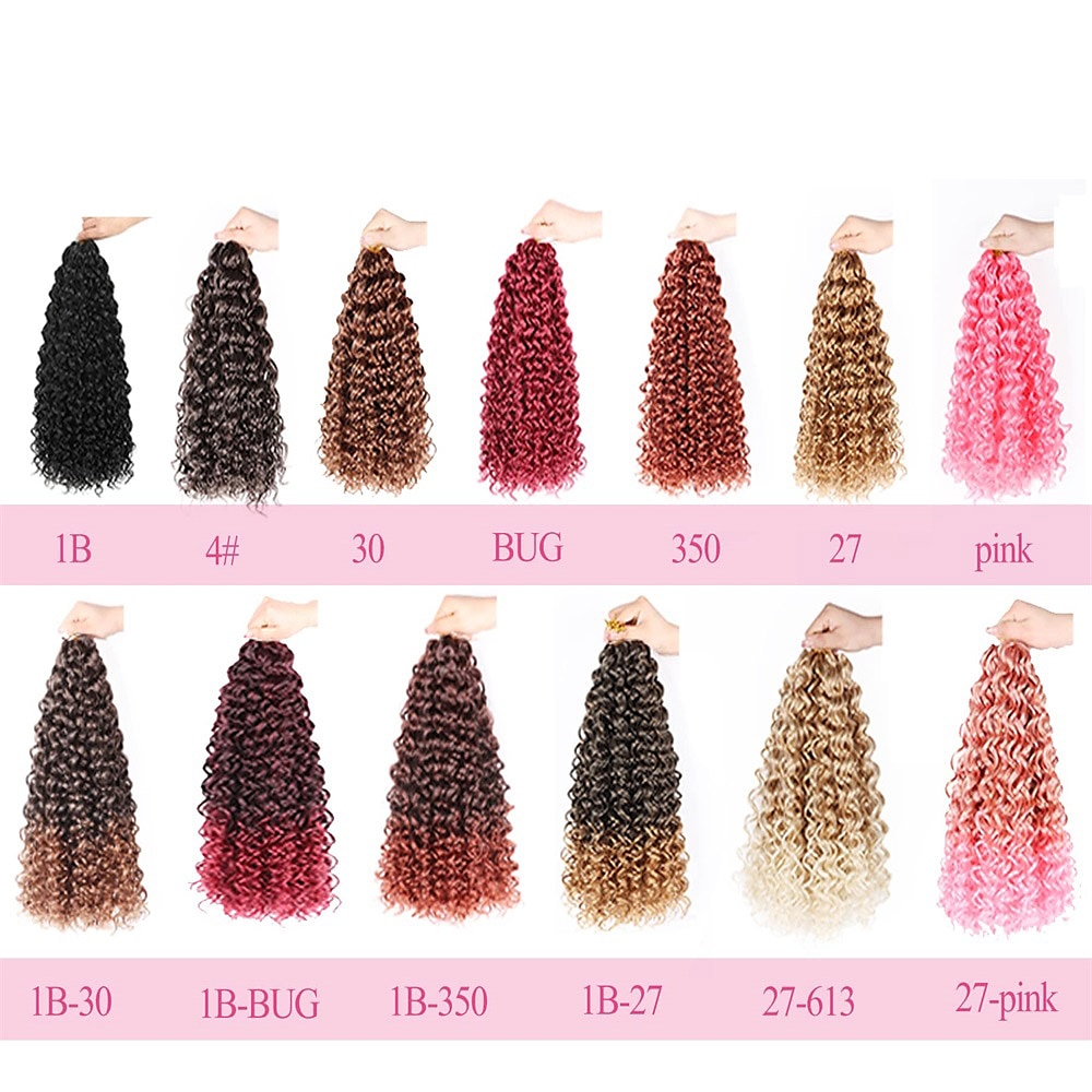 8-дюймовые короткие вьющиеся волосы крючком для чернокожих женщин пляжные завитки волна воды вьющиеся крючком косы волосы глубокая волна синтетическое плетение наращивание волос 2026 - $58.99 –P7