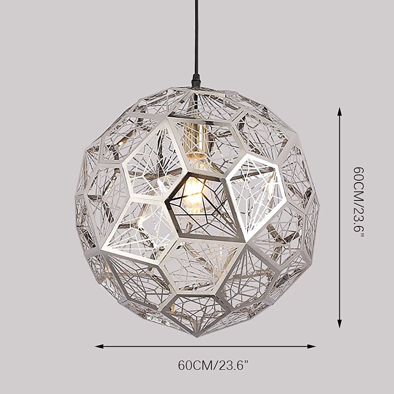 ثريات led 50/60 سم رأس واحد ، مصباح معلق معدني كروي إبداعي ، ارتفاع قابل للتعديل ، عاكس الضوء مجوف ، تركيبات إضاءة لغرفة الطعام وجزيرة المطبخ ذهب أبيض دافئ 110-240 فولت 2025 - $799.99 –P9