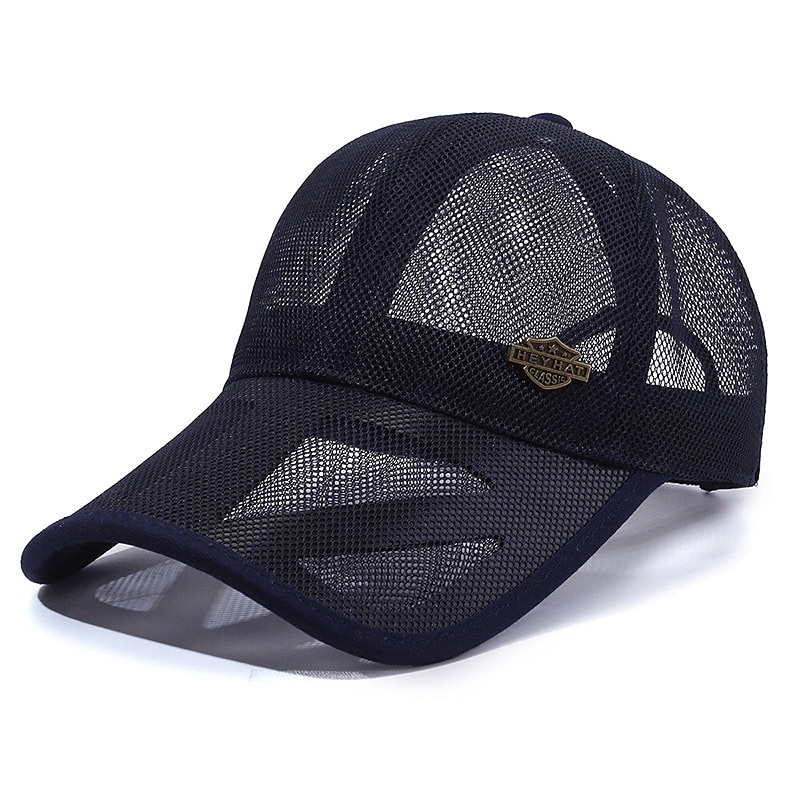 Unisex Cappellino da baseball Cappello da sole Nero Bianco Rete Viaggi Stile da spiaggia Esterno Da mare Liscio Regolabile Crema solare Di tendenza del 2025 a $8.99 –P8
