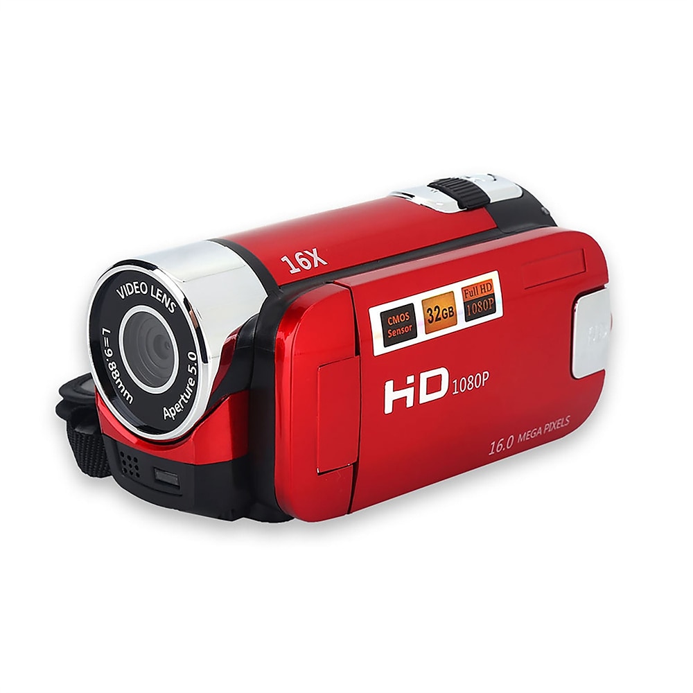 Tragbare Full HD 1080P Vlogging Kamera 2,7" LCD 270° Drehung 16MP 16-facher digitaler Zoom Selfie-Videokamera 2025 - $66.99 –P9