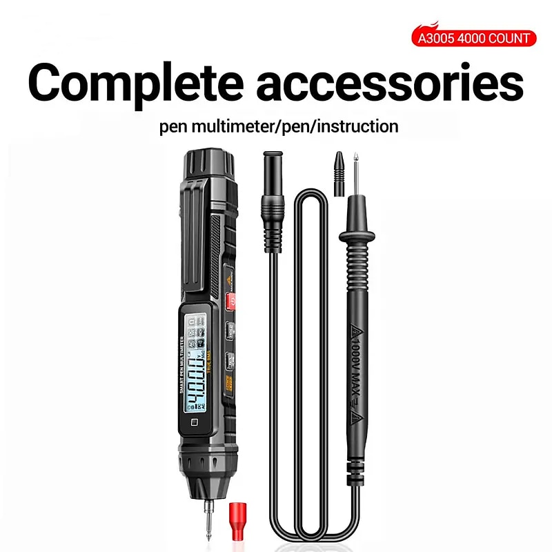 A3005 Digital Multimeter Pen Type 4000 Counts Professional Meter Non-Contact Auto AC/DC Voltage Ohm Diode Tester For Tool 2025 - $23.99 –P1