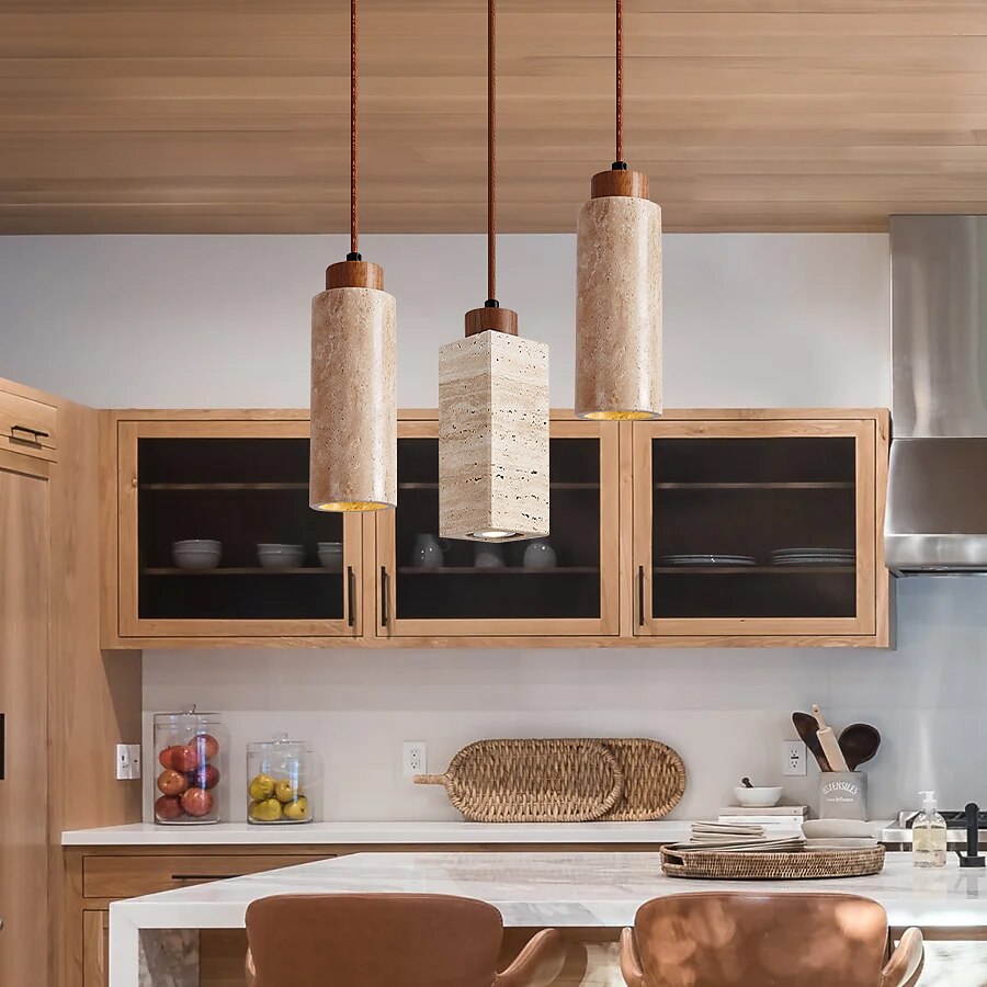 6.5 cm Design unico Design a isola Luci Pendenti Pietra Finiture verniciate Moderno Stile nordico 110-120V 220-240V del 2025 a $151.99 –P1
