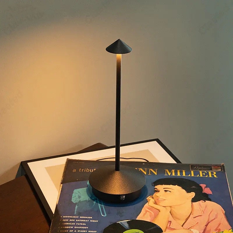 Light In The Box Modern Rechargeable Table Lamp Creative Dining Touch Led Night Lamp For Hotel Bar Coffee Decor Desk Lamp Dimmer Home Lighting 2025 - $55.99 –P12