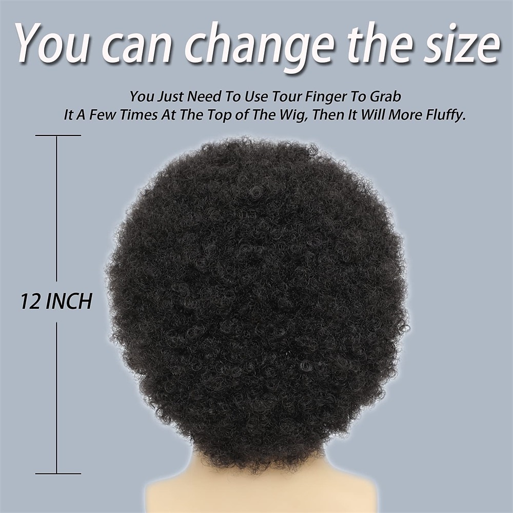 Afro Wig Men70's Costumes for Men Heat Resistant Synthetic Disco Wig Halloween Wigs 2025 - $19.99 –P4