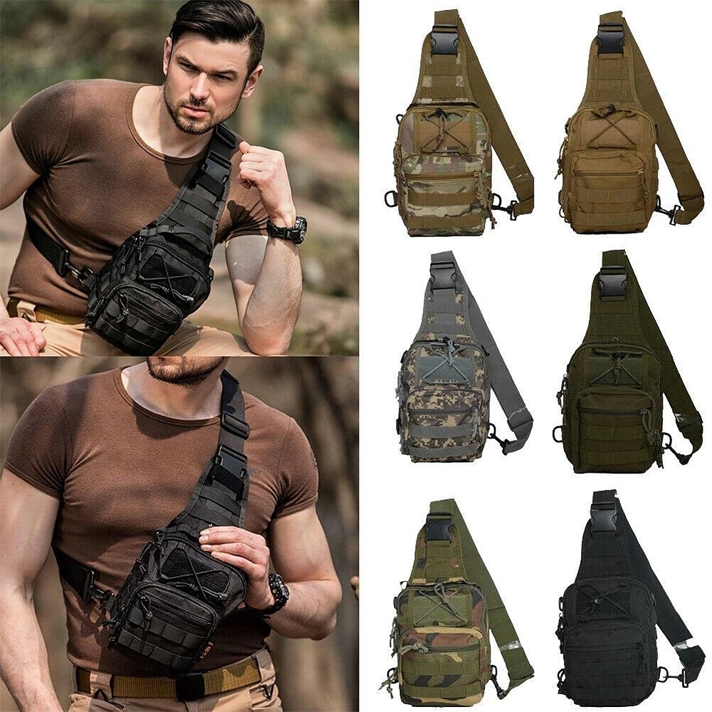 borsa a tracolla tattica zaino zaino da campeggio militare borsa da viaggio per sport all'aria aperta del 2025 a $22.99 –P9