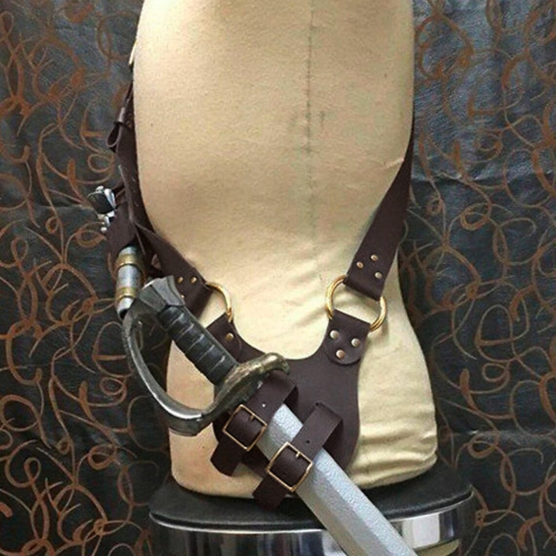 Punk a gotika Středověké Renesanční Cosplay kostým Pochva Ren Faire Pirát Válečník Viking Pánské Pirát Plesová maškaráda Podium Renesanční jarmark LARP Dospělé Více doplňků 2025 - $23.99 –P4