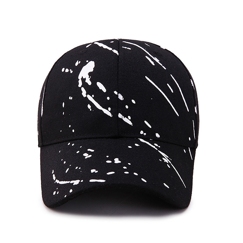 Herr Basebollkeps Svart Vit Polyester Resor Strandstil Utomhus Semester Graffiti Justerbara Mode 2025 - $7.99 –P5