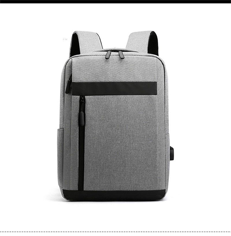 koulu kirjalaukku miesten reppu monikäyttöiset vedenpitävät laukut miehille yritys kannettava reppu usb-latausreppu nylon rento reppu 15,6 tuumaa 2025 - $20.99 –P12