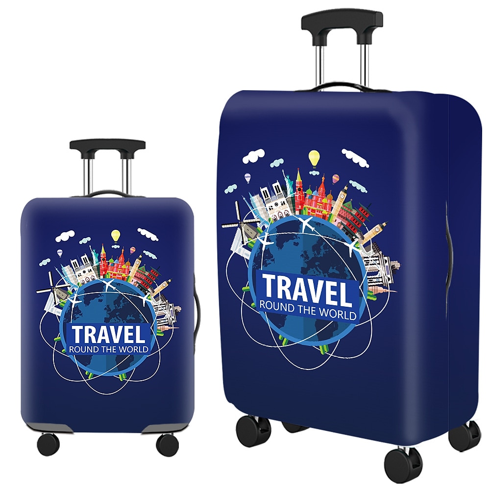 Durable Travel Luggage Cover, Dacron Elastic Suitcase Cover Protector, Foldable Washable Luggage Cover Protector 2025 - $12.49 –P16