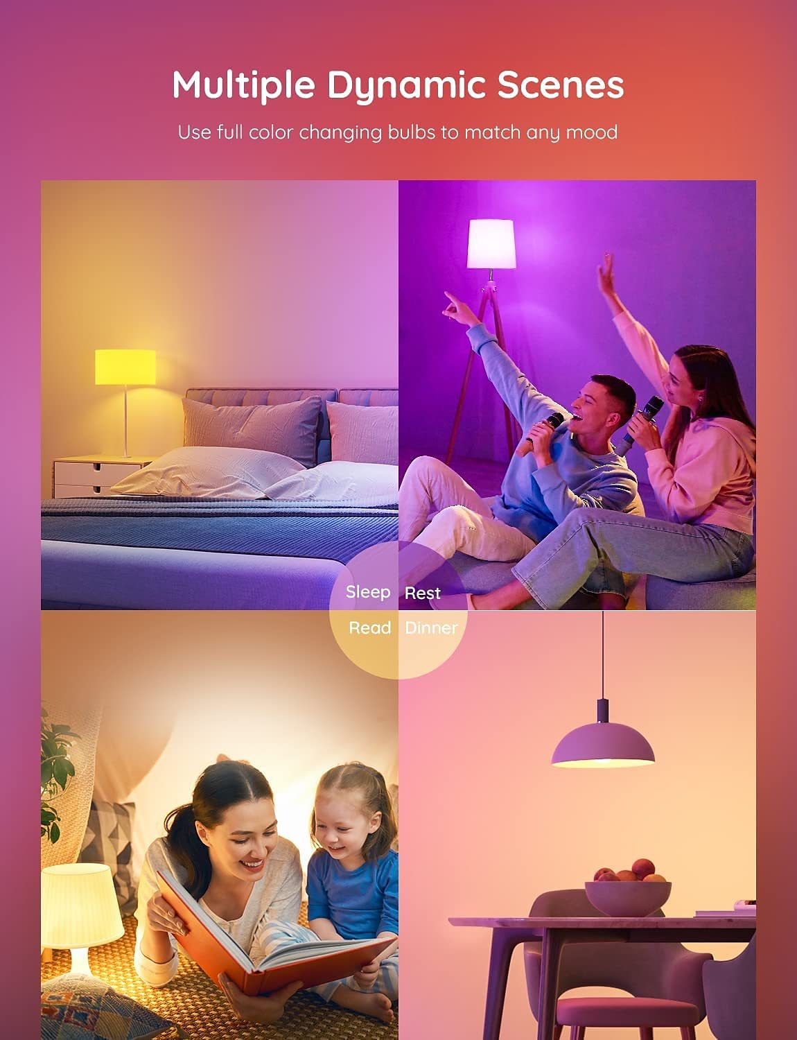 E26 Tuya Smart LED Bulb A19 Alexa Voice Control Dimming and Coloring WiFi A70 Bulb Light RGBCW 9W15W 2025 - $7.49 –P11