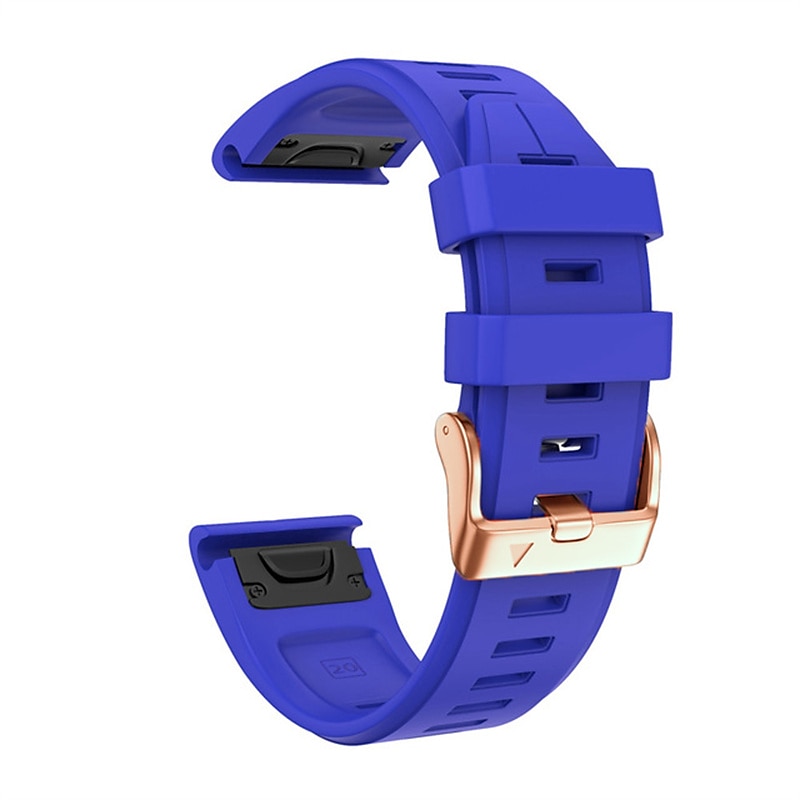 Ремешок для часов для Garmin Fenix 7S Pro 6S 5S Plus Epix Pro 42mm Approach S70 42mm Instinct 2S Descent Mk2S D2 Delta S 20mm силиконовый Замена Ремень 20mm Регулируется Пряжка из нержавеющей стали 2025 - $20.99 –P12