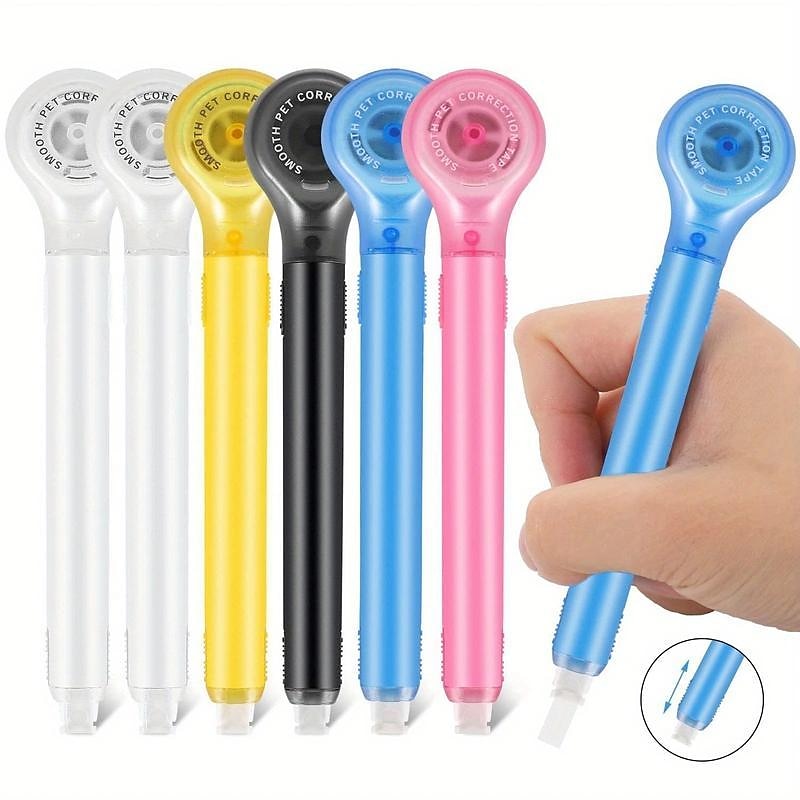 correctie tape pen white out correctie tape pen inkt corrector tape intrekbare correctie schrijftape gum voor school kantoorbenodigdheden 2025 - $7.99 –P6