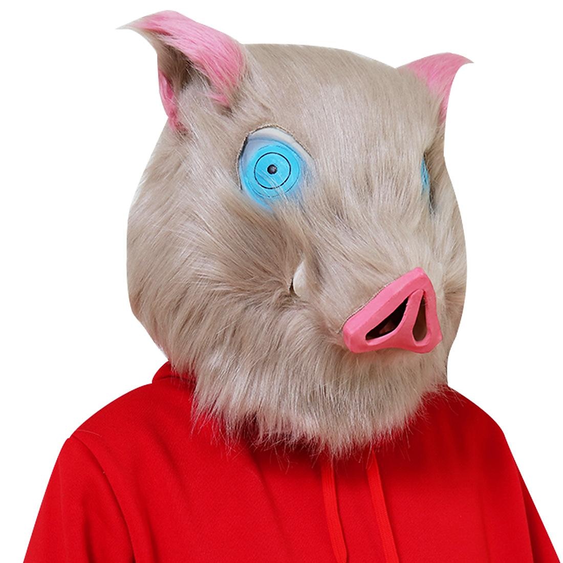 Espada Máscara Inspirado por Cerdo Inosuke Hashibira Animé Accesorios de Cosplay Poliéster Hombre Mujer Disfraces de Halloween 2026 - $34.99 –P10
