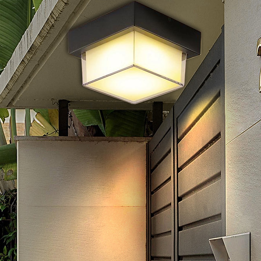 luminária de teto externa à prova d'água e à prova de insetos varanda jardim gazebo porta de entrada corredor corredor beiral externo luminária de teto de 2025 por $136.99 –P8