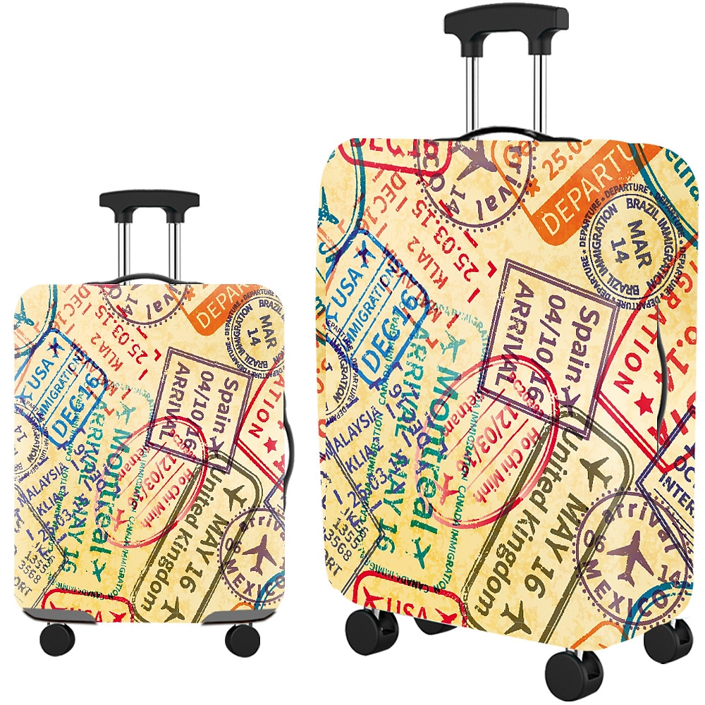 Durable Travel Luggage Cover, Dacron Elastic Suitcase Cover Protector, Foldable Washable Luggage Cover Protector 2025 - $12.49 –P9