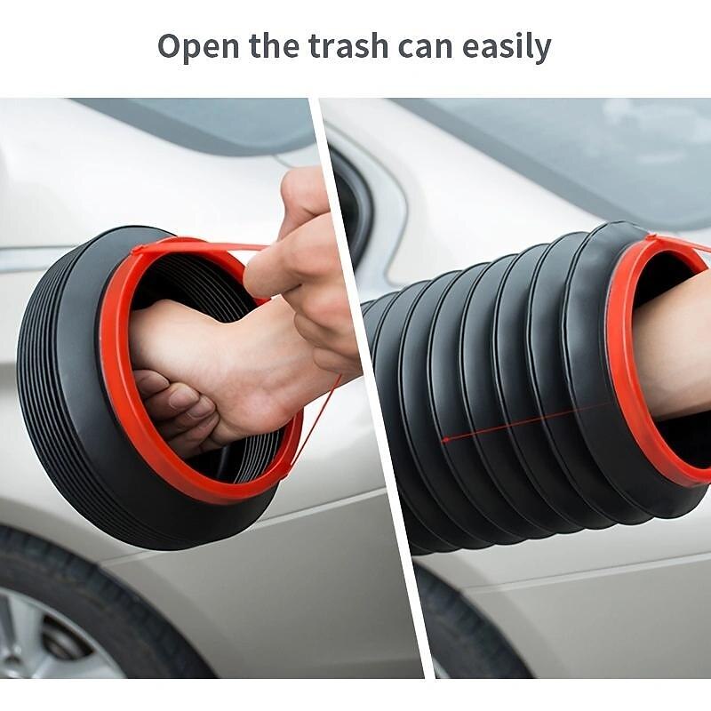 RV Kitchen Trash Can Car Trash Can Folding Mini Water Carrier 4L Car  Portable Storage Bucket