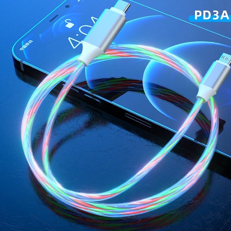 כבל USB C כבל ברק 20W 3.3 רגל 6.6 רגל USB A ל-USB C USB A ל-Lightning USB A למיקרו B 3 A הטענה מהירה עמיד עבור מקבוק אייפד סמסונג אביזר לשיחת טלפון 2025 - $11.99 –P1
