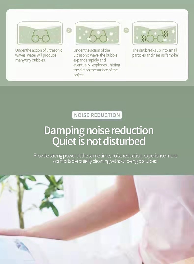 Ultrasonic Cleaning Machine Multi-functional Vibration Cleaning Machine Jewelry Glasses Watch Denture Cleaning Machine 2025 - $22.99 –P14