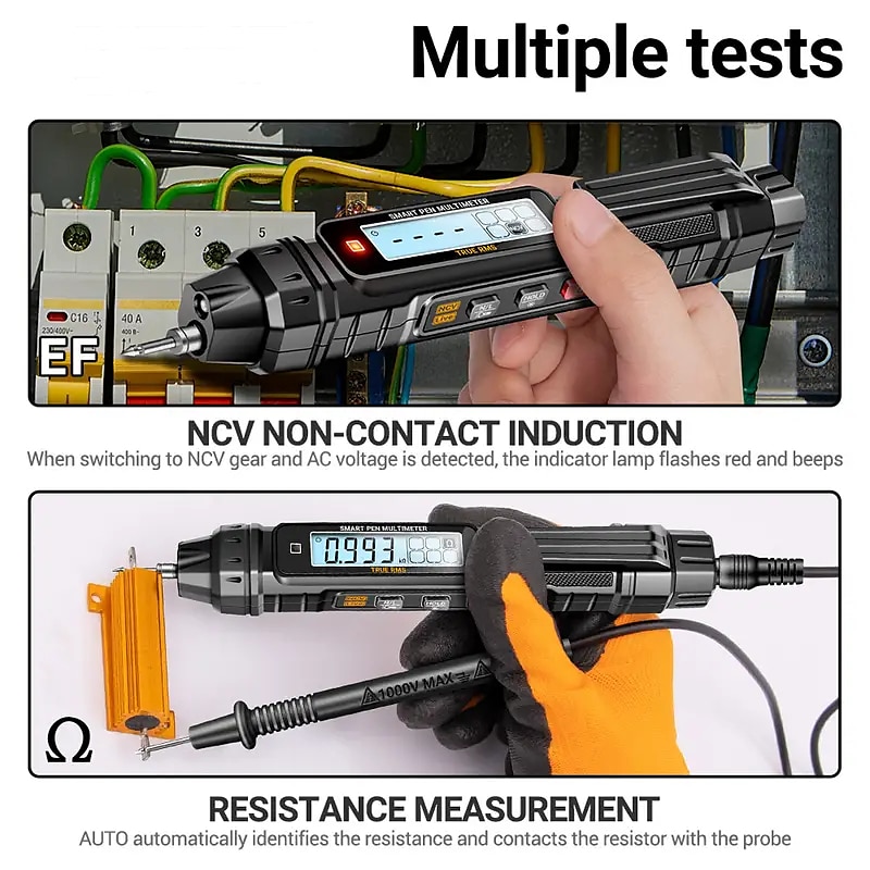 A3005 Digital Multimeter Pen Type 4000 Counts Professional Meter Non-Contact Auto AC/DC Voltage Ohm Diode Tester For Tool 2025 - $23.99 –P7
