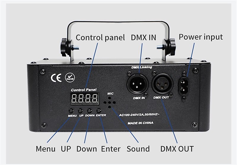 21 глаз rgb дискотека dj луч лазерный свет проектор dmx удаленный стробоскоп сценический световой эффект рождество вечеринка праздник Хэллоуин огни 2025 - $123.99 –P10