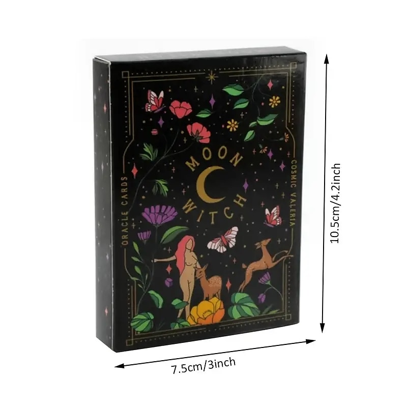 1pc Moon Witch Oracle Cards (Scan QR Code On The Box To Download The Guidebook) 2025 - $20.99 –P2