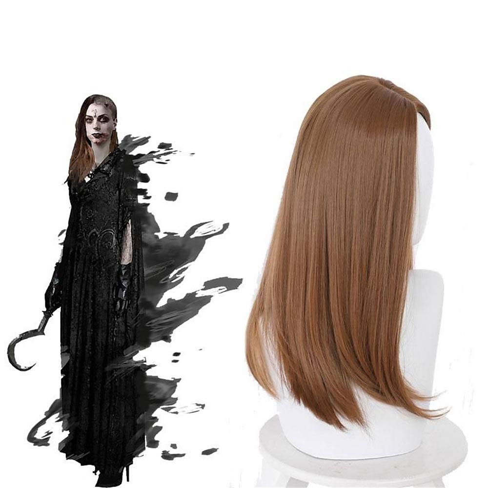 Resident Evil 8 figlie vampiro 3 stili Parrucche cosplay castane Parrucche di Halloween del 2025 a $32.99 –P4