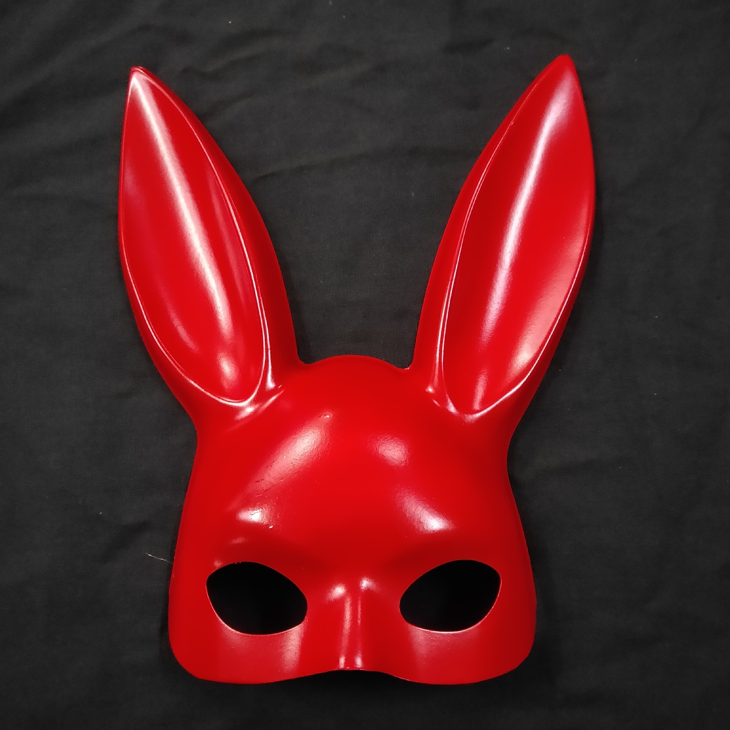 Geometric Red Rabbit Mask Bunny Mask Rabbit Half Face Mask Sexy Costume Easy Halloween Costumes ...