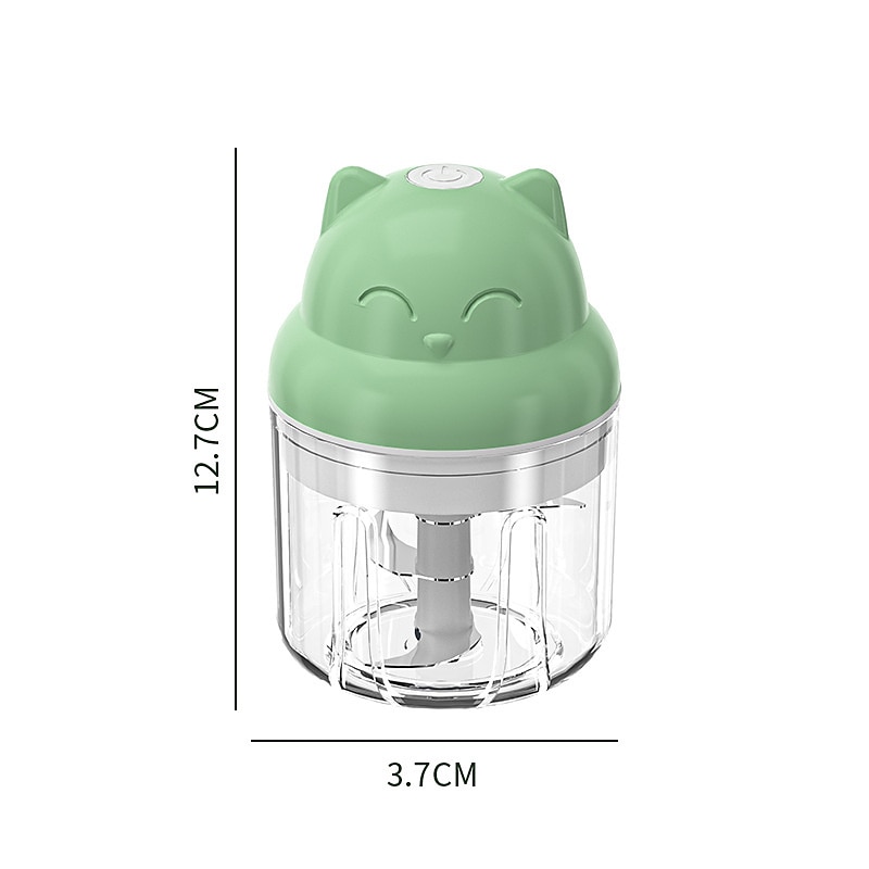 100/250ml μίνι ηλεκτρικός πολτοποιητής σκόρδου, φορητός ασύρματος μύλος μηχανή κοπής φαγητού εργαλεία κουζίνας 2025 - $18.99 –P7