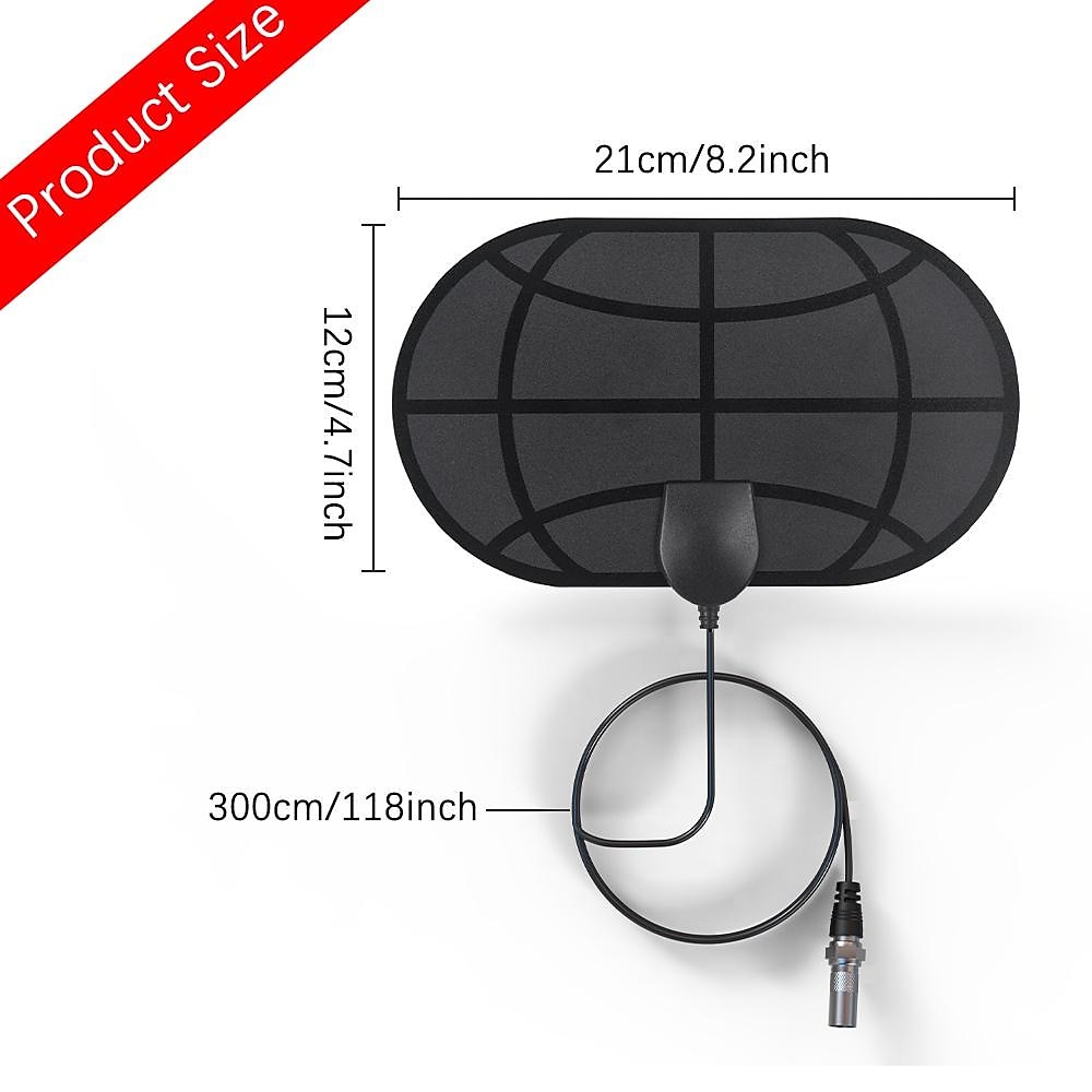 New Mini TV Aerial Indoor Amplified Digital HDTV Antenna Support HD 4K 1080P DVB-T Freeview TV Broadcast Long Range TV Antenna Signal Booster 2025 - $14.99 –P8
