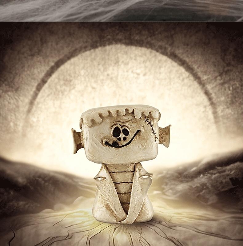 halloween spöke pumpa prydnad mikro landskap prydnad skrivbordet harts liten prydnad 2025 - $7.99 –P2