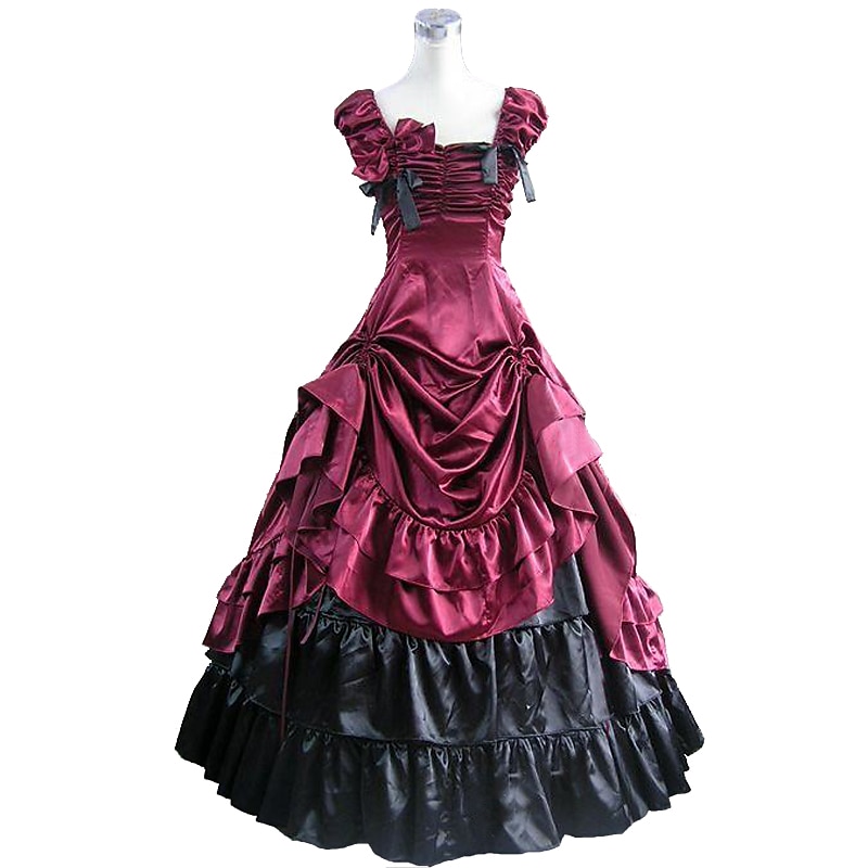 Rococo Victorian 18th Century Dress Party Costume Masquerade Maria Antonietta Plus Size Ball Gown Fancy Dress Women's Girls' Carnival Masquerade Carnival Performance Party / Evening Adults' Dress 2025 - $149.99 –P11