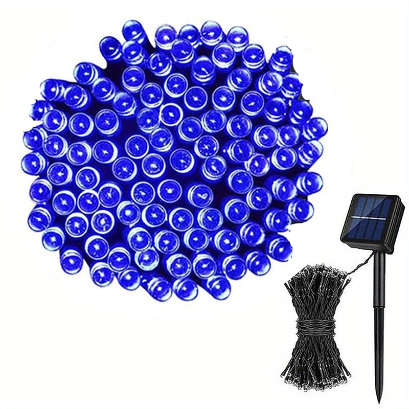 Solar Fairy Lights Outdoor Light Strings Waterproof 8 Modes 10m 100leds String Light Outdoor Lighting For Party Garden Christmas Outdoor New Year Holiday Decoration 2025 - $15.99 –P16