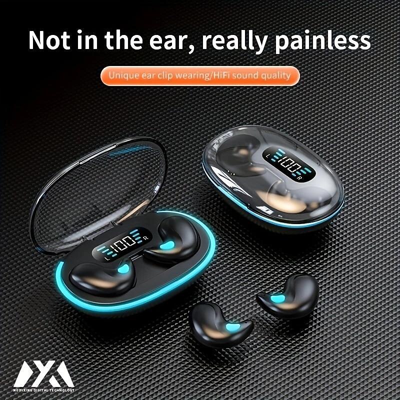 New Digital Display TWS Bluetooth Earphones Invisible Mini Sleep Wireless Bluetooth Earphones For Side Sleeping Dedicated Noise Cancelling Earphones 2025 - $20.99 –P2