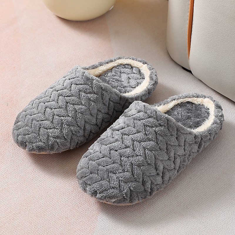 Per donna Pantofole Pantofole fuzzy Pantofole da interno Ciabatte calde Interni Giornaliero Tinta unica Inverno Piatto Punta tonda Informale Comoda minimalismo Raso Mocassino Rosa scuro Viola Caffè del 2025 a $11.99 –P14