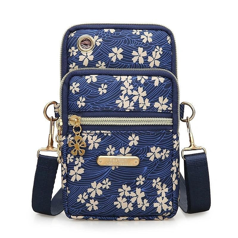 nowe balonowe torby crossbody na telefon komórkowy dla kobiet moda damska torba na ramię etui na telefon komórkowy z wtyczką słuchawkową 3-warstwowy portfel 2025 - $15.99 –P14