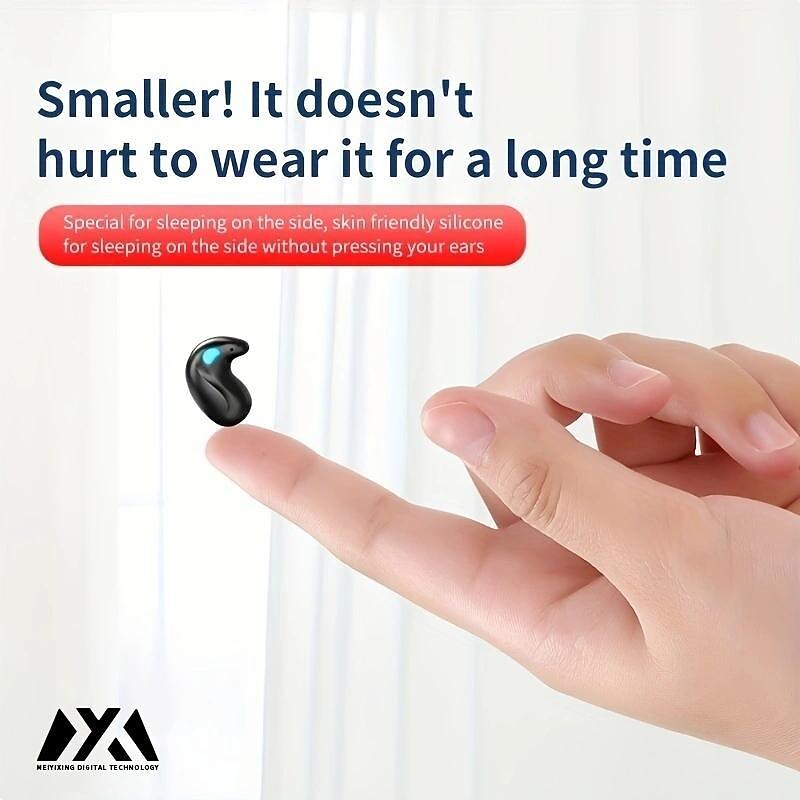 New Digital Display TWS Bluetooth Earphones Invisible Mini Sleep Wireless Bluetooth Earphones For Side Sleeping Dedicated Noise Cancelling Earphones 2025 - $20.99 –P5