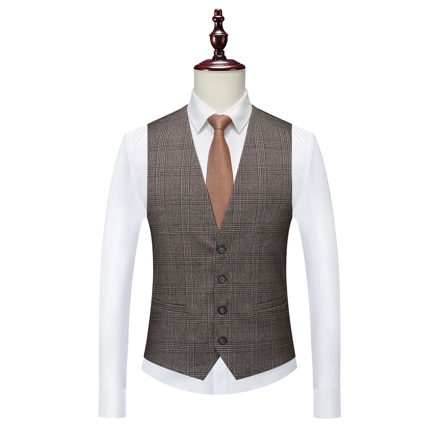 Retro Řvoucí 20s 20. léta 20. století Třídílný oblek Kostýmové kalhoty Velký Gatsby Gentleman Gangster Maškarní kostým Pánské Plesová maškaráda Svatební Svatební host Večírek Dospělé Kabát Kalhoty 2025 - $130.99 –P13