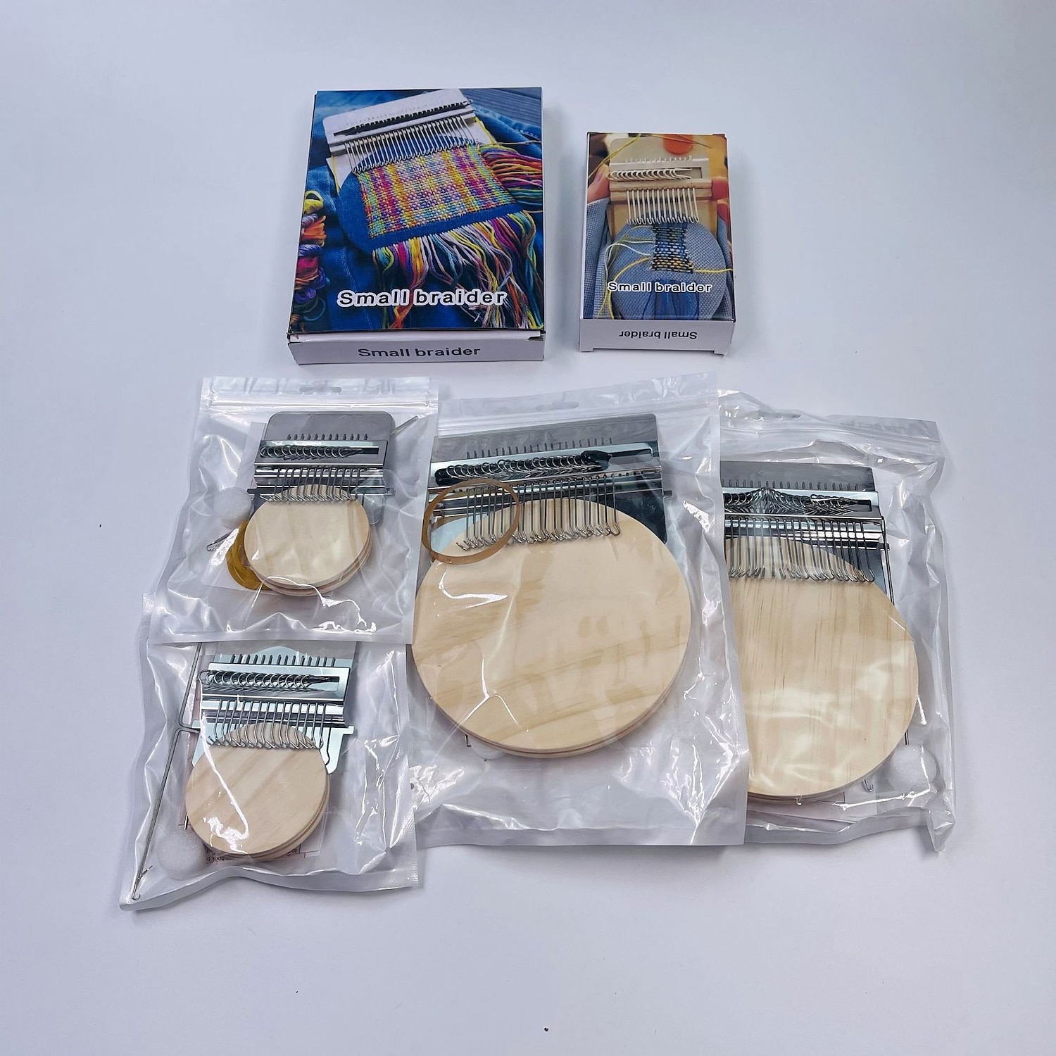 instrument de țesut tip speedweve, 28 de cârlige din lemn, mașină de țesut, mașină de țesut, instrumente de bricolaj pentru începători, repararea blugilor șosete repararea hainelor țesături 2025 - $10.99 –P5