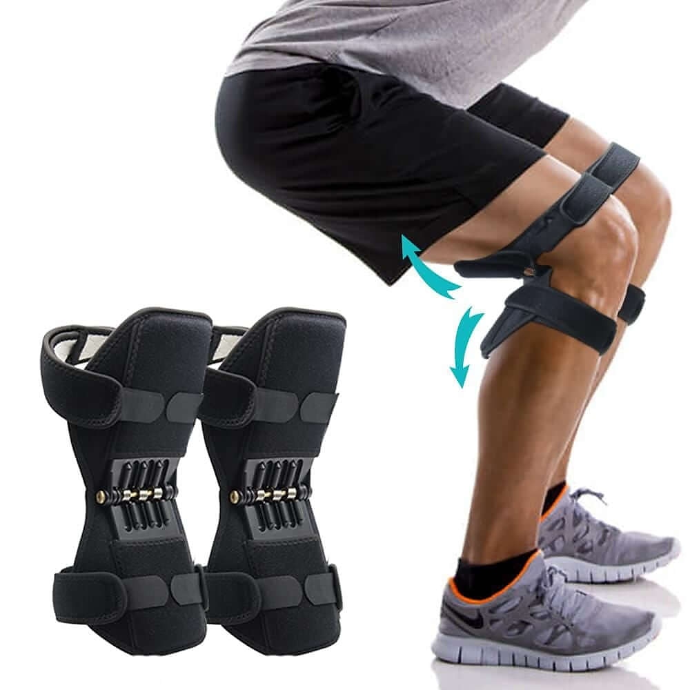 andningsbart halkfritt ledstöd knäskydd, knäförstärkningsstöd ledstöd fjäderstabiliseringsdyna powerlift knästöd svaga gamla ben sportklättring berg trappor 2025 - $11.99 –P2