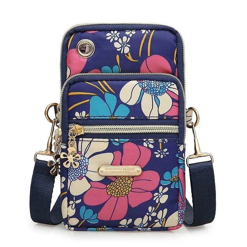 nowe balonowe torby crossbody na telefon komórkowy dla kobiet moda damska torba na ramię etui na telefon komórkowy z wtyczką słuchawkową 3-warstwowy portfel 2025 - $15.99 –P12