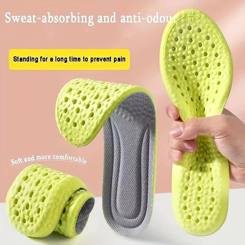 1 par de plantillas de desodorante transpirables y cómodas con absorción de impactos, plantillas para zapatillas de deporte, plantillas cómodas para fascitis plantar, suela ortopédica sexual para 2025 - $4.99 –P1