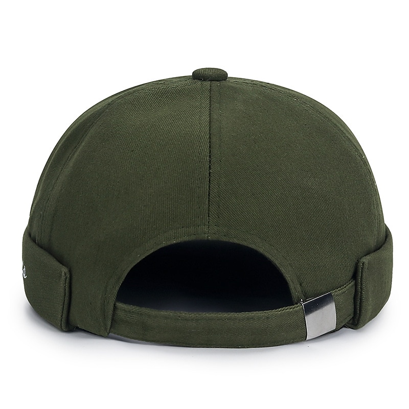 Unisex Mössa Docker Cap Brättelösa hattar Svart Rubinrött Polyester Mode Ledigt Minimalism Utomhus Semester Slät Justerbara Mode 2025 - $11.49 –P9