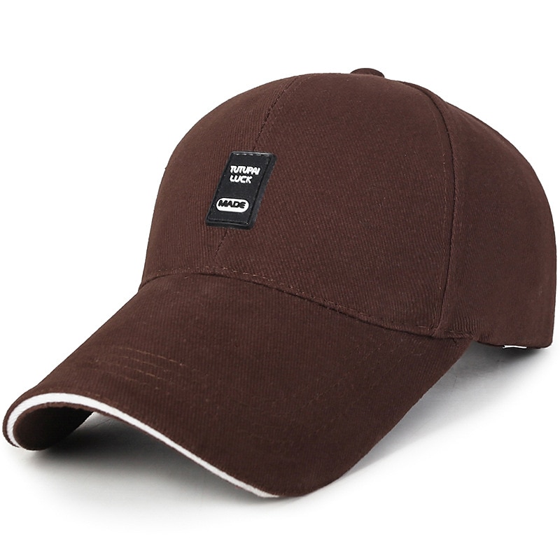 Men's Baseball Cap Black White Cotton Travel Beach Outdoor Vacation Plain Adjustable Fashion 2025 - $8.49 –P8
