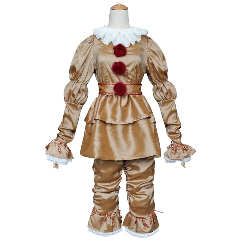 It Burlesque Clown Clown Pennywise Carnival Costume Cosplay Costume Party Costume Masquerade Kid's Adults' Men's Women's Boys Outfits Cosplay Performance Party Halloween Masquerade Mardi Gras Easy 2025 - $60.99 –P4